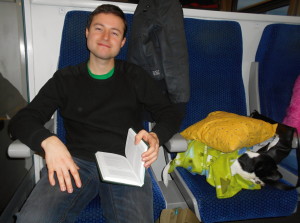 Oddych ve vlaku na trase Praha - Bratislava (v psí společnosti)